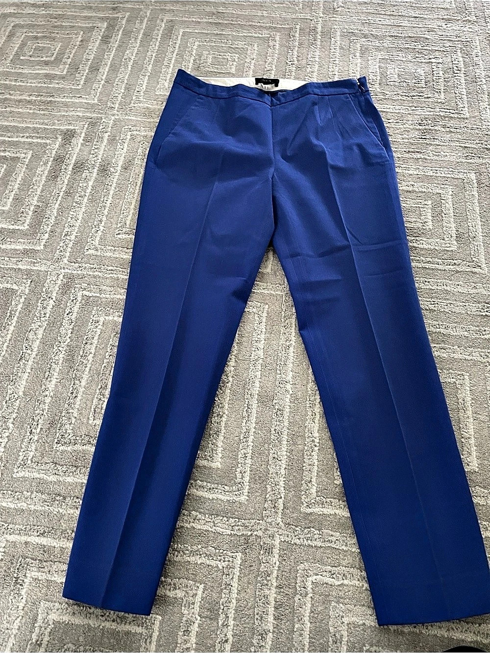 J.Crew Martie Straight Leg Pants in Blue Size 6